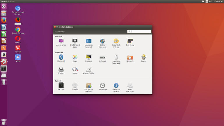 Ubuntu Gnome Desktop